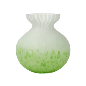 Váza Skleněná váza zelená