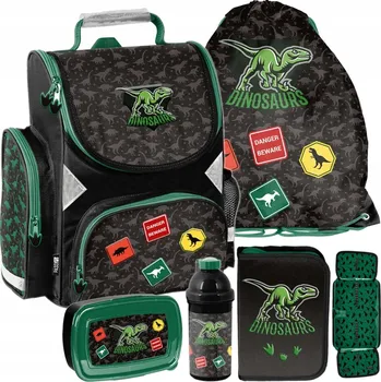 Školní batoh Školní batoh jednokomorový Paso černý, vícebarevný