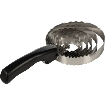 Čištění pro koně HKM Hřbílko kovové HKM, 6 kroužků, černé