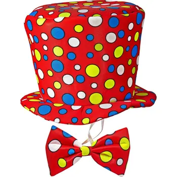 Volný čas Klaunský klobouk a motýlek dětský