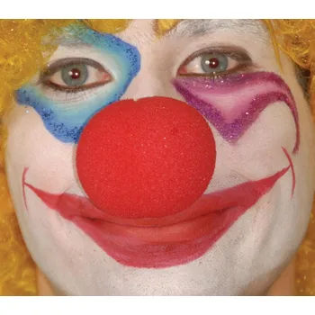 Karnevalový kostým Červený klaunský nos 5 cm