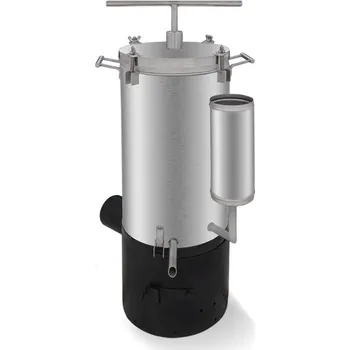 EVROTOM Vařák na vosk s lisem - kombinovaný (dřevo/plyn/elektrika)