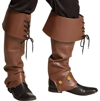 Karnevalový kostým Návlek na boty historický hnědý