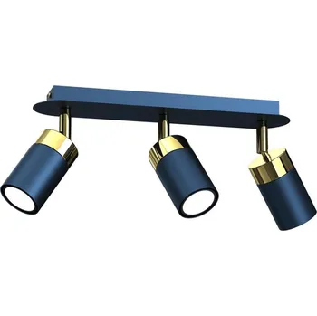 Bodové svítidlo Brilagi - Bodové svítidlo POKER 3xGU10/25W/230V modrá