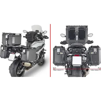 Zavazadlo na motocykl Plo5138Cam trubkový nosič PL One-Fit pro Bmw S 1000 XR (20-25) pro boční kufry Obkn