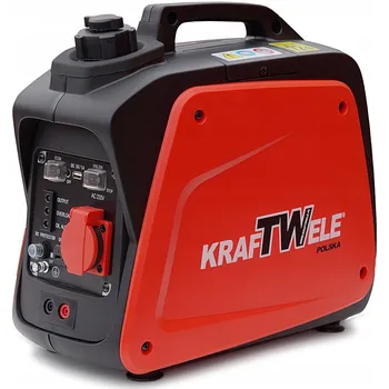 Elektrocentrála Přenosný benzínový generátor jednofázový KrafTWele 1100 W