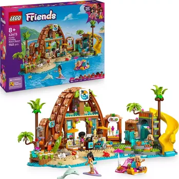 Hračka LEGO® Friends 42673 Rodinná dovolená u pláže + Prodloužená možnost vrácení zboží do 30 dnů.