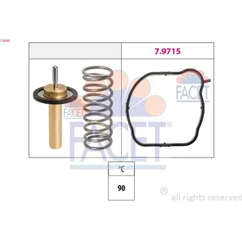 Těsnění motoru Termostat, chladivo FACET 7.8846