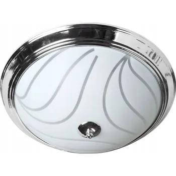 Kulatý Stropní Svítidlo Venti 60 x 28 cm, bezbarvá, stříbrná