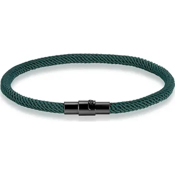 Náramek Stylový náramek z oceli | pánský náramek, dámský náramek - Zelený , 19 cm