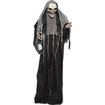 Karnevalový kostým Boland Dekorace figurína duch pohyblivá, blikající a mluvící