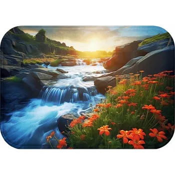 Koupelnová předložka KOUPELNOVÁ PŘEDLOŽKA MĚKKÁ OBDÉLNÍKOVÁ PŘÍRODA 40x60cm RYCHLESCHNOUCÍ