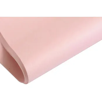 Balící papír 40 ks Jemný květinový balicí papír 75×52 cm | balicí papír, ozdobný papír - Šampaňskově růžová