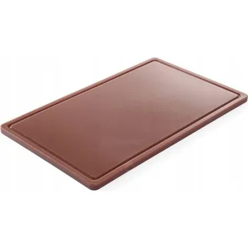 Kuchyňské prkénko Krájecí deska HACCP na maso a uzeniny GN 1/1 hnědá - Hendi 826041