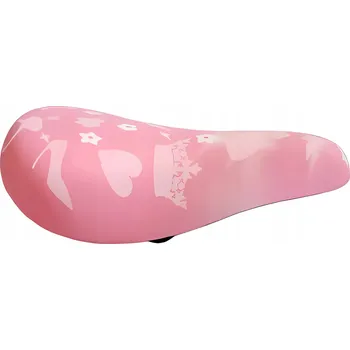 Sedlo na kolo Dětské sedlo na kolo 20 palců růžovo-bílé s objímkou 245x155 Vader