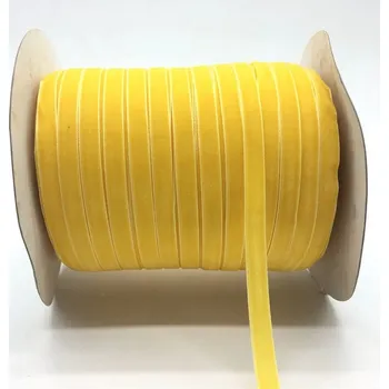 Stuha Sametová stuha na dárky 10 mm 450 cm | svatební dekorace, ozdobná stuha - 20