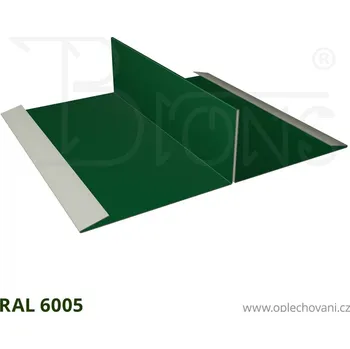 Střešní lemovaní Dělicí lišta rš 370 tmavě zelená