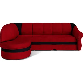Sedací souprava Rohová rozkládací sedací souprava BENANO 250 cm Alova 46/Alova 04 červená levá