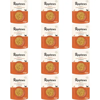 Krmivo pro kočku APPLAWS Chicken breast with pumpkin in broth - mokré krmivo pro kočky - 12x70g