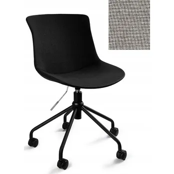 Jídelní židle UNIQUE Otočná židle EASY R - SVĚTLE ŠEDÁ