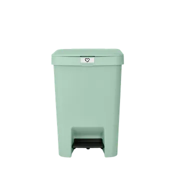 Odpadkový koš Brabantia StepUp 25 L – kompaktní pedálový koš, nefritově zelená