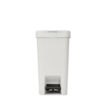 Odpadkový koš Brabantia StepUp pedálový koš - 16 L, světle šedá