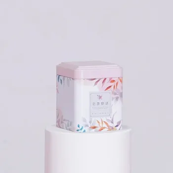 Dóza na potraviny Retro plechová dóza na čaj a cukrovinky | úložný box, kovová dóza - 5