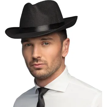 Karnevalový kostým Boland Klobouk mafián černý