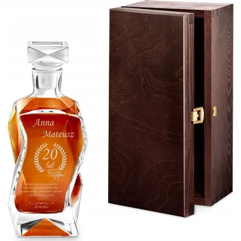 Karafa na Whisky s gravírováním 700ml Dárek k Výročí pro Manžela Tátu Chlapa