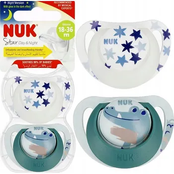 dudlíky Anatomický silikonový Dudlík NUK 18 měsíců +