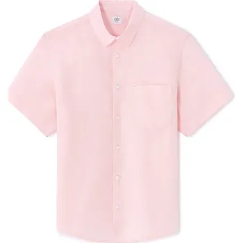 Pánská košile Celio Lněná košile Damarlin 1120470 Růžová XXL