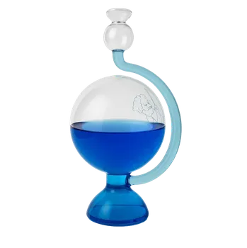 Meteostanice Goethe barometr modrá