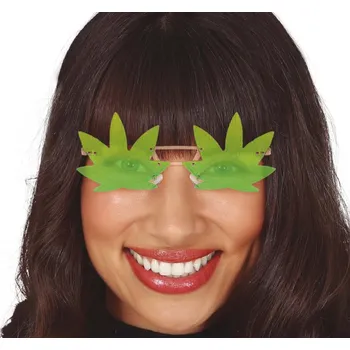 Karnevalový kostým Zelené brýle marihuana
