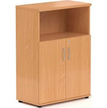 Policová skříň Střední skříň Visio 80 x 38,5 x 113 cm, typ 3 - buk