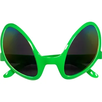 Karnevalový kostým Brýle mimozemšťan zelené
