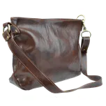 NovaKabelka.cz Kožená italská crossbody kabelka Corinna Cafe