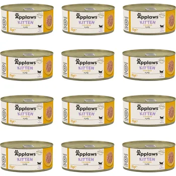 Krmivo pro kočku APPLAWS Kitten Chicken in jelly - mokré krmivo pro kočky - 12x70g