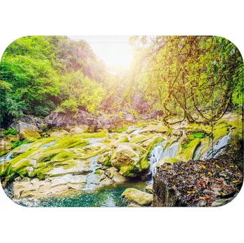 Koupelnová předložka KOUPELNOVÁ PŘEDLOŽKA MĚKKÁ OBDÉLNÍKOVÁ PŘÍRODA HIT RYCHLESCHNOUCÍ PODLOŽKA 40x60