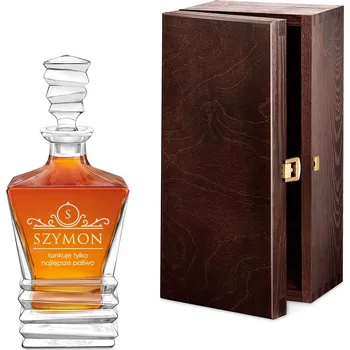 Karafa na Whisky s s gravírováním 800ml Skleněná Dárek pro Manžela Tátu