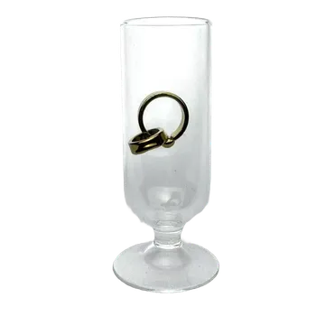 Sklenice Štamprle prstýnky zlaté