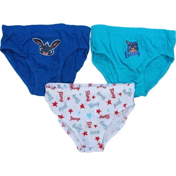 Slipy van der Erve Chlapecké slipy ZAJÍČEK BING 3pack vícebarevné, Velikost: 104/110 104/110