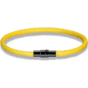Náramek Stylový náramek z oceli | pánský náramek, dámský náramek - Žluť , 21 cm