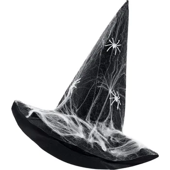 Karnevalový kostým Widmann Čarodějnický klobouk s pavouky