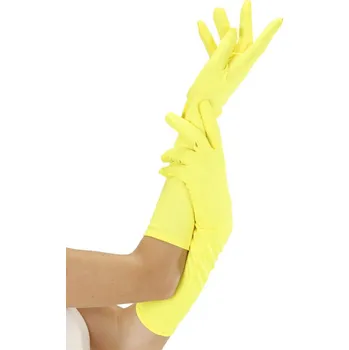 Karnevalový kostým Rukavičky žluté neonové