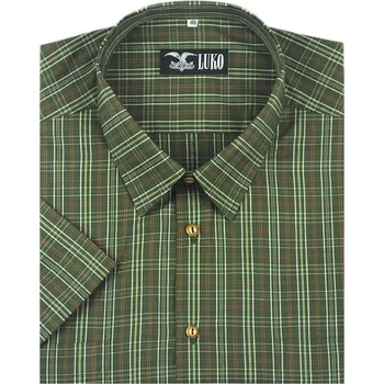 Pánská košile Košile LUKO 244107 s krátkým rukávem vel. 41