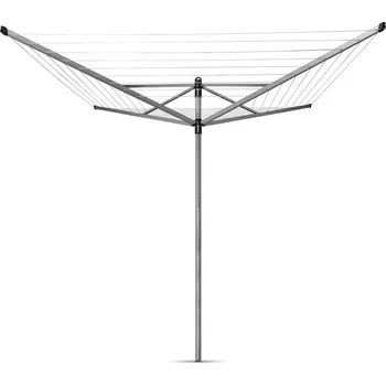 Sušák na prádlo Brabantia Zahradní sušák LIFT-O-MATIC 50m, kovový stojan, šedá