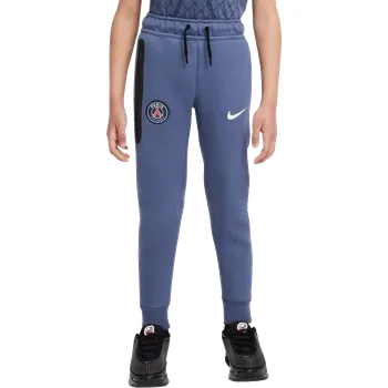 Chlapecké kalhoty Dětské flísové kalhoty Nike PSG 25/26 Tech Fleece modré