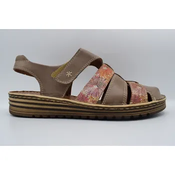 Dámské sandále HILBY 734 02-F66 dámský sandál hnědá Velikost: 38