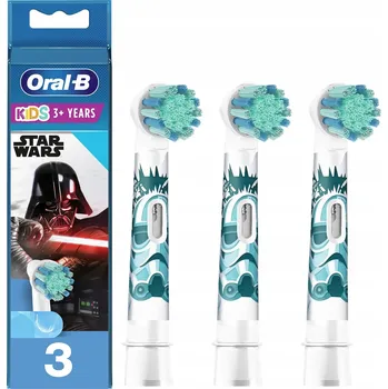 Elektrický zubní kartáček 3x Originální Hlavice Oral-B EB10 Pro Děti Star Wars