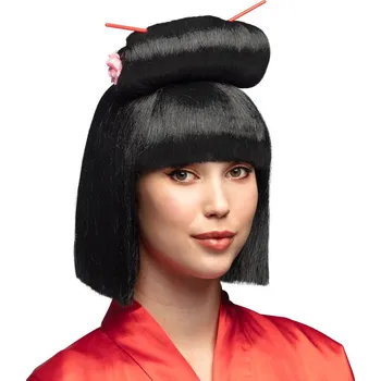 Karnevalový kostým Paruka gejša Maiko s dřívky